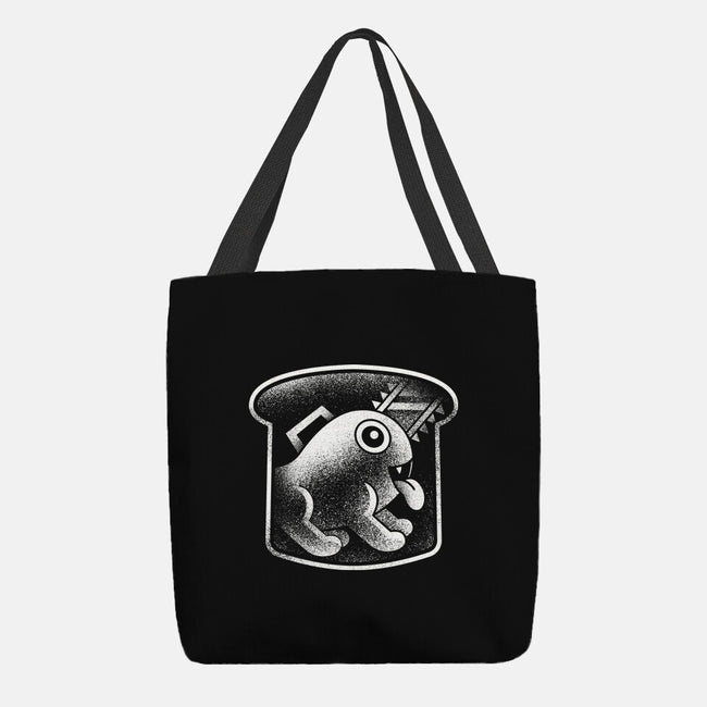Demon Dog And Bread-none basic tote bag-Logozaste