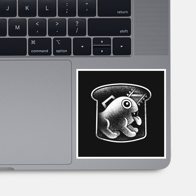 Demon Dog And Bread-none glossy sticker-Logozaste