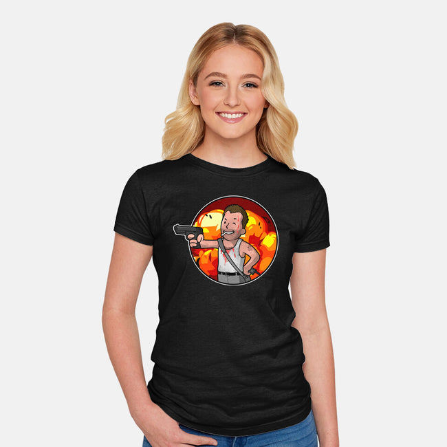 Vault McClane-womens fitted tee-jasesa