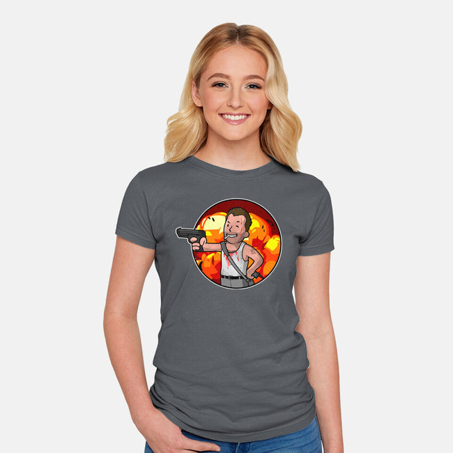 Vault McClane-womens fitted tee-jasesa