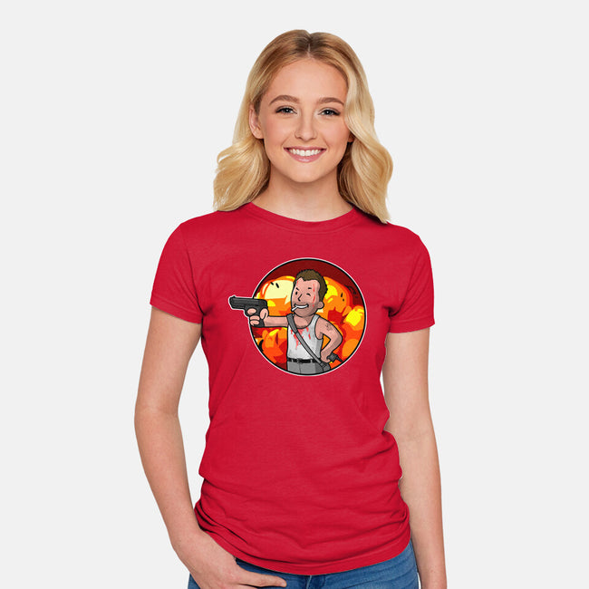 Vault McClane-womens fitted tee-jasesa