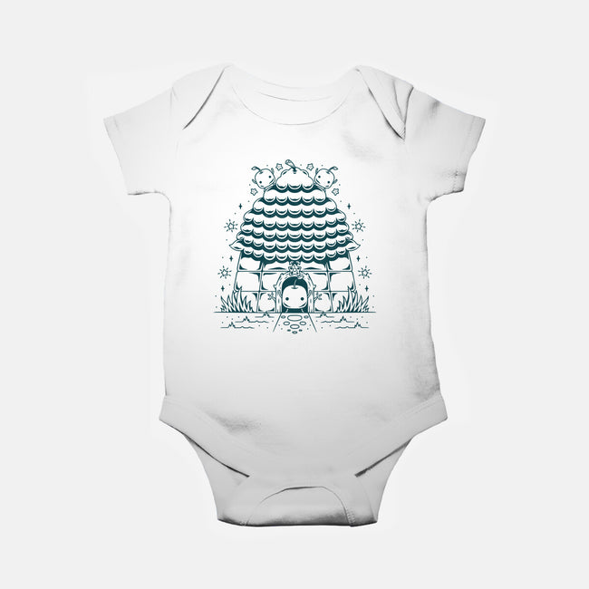 Junimo Hut-baby basic onesie-Alundrart