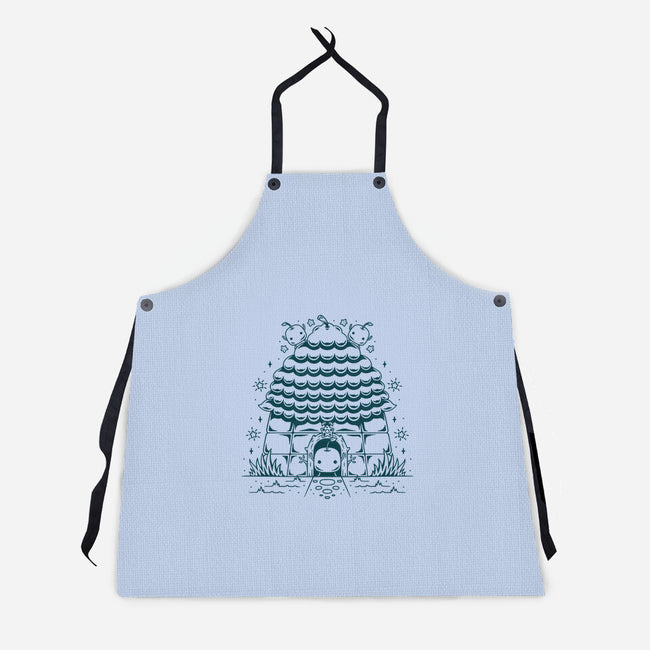 Junimo Hut-unisex kitchen apron-Alundrart