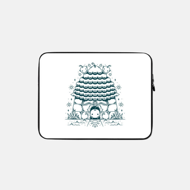 Junimo Hut-none zippered laptop sleeve-Alundrart