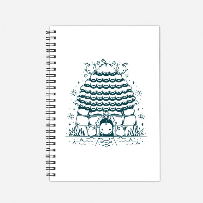 Junimo Hut-none dot grid notebook-Alundrart