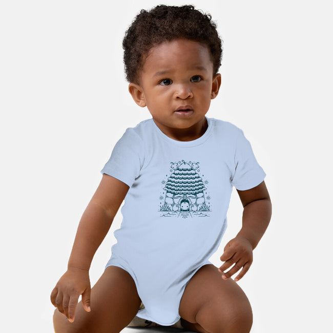 Junimo Hut-baby basic onesie-Alundrart