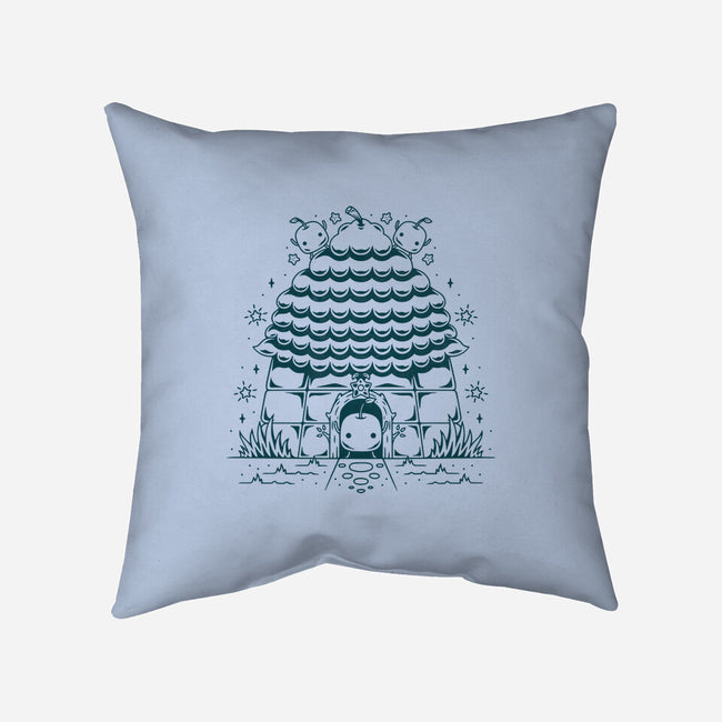 Junimo Hut-none removable cover throw pillow-Alundrart