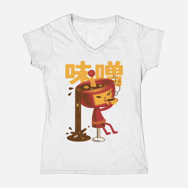 Soup Cousin-womens v-neck tee-estudiofitas