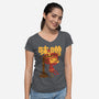 Soup Cousin-womens v-neck tee-estudiofitas