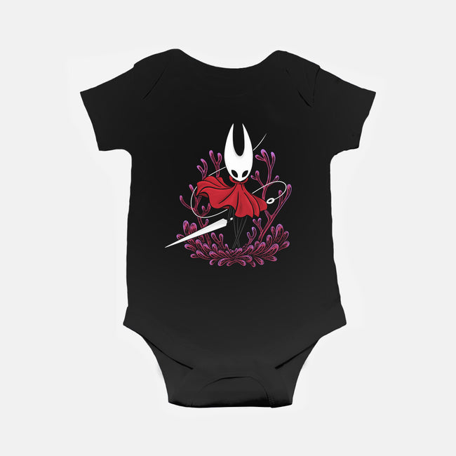 Red Silk-baby basic onesie-marsdkart