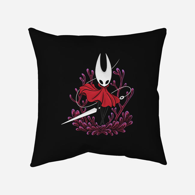 Red Silk-none removable cover w insert throw pillow-marsdkart
