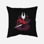 Red Silk-none removable cover throw pillow-marsdkart