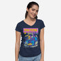 Myah Fiction-womens v-neck tee-Getsousa!