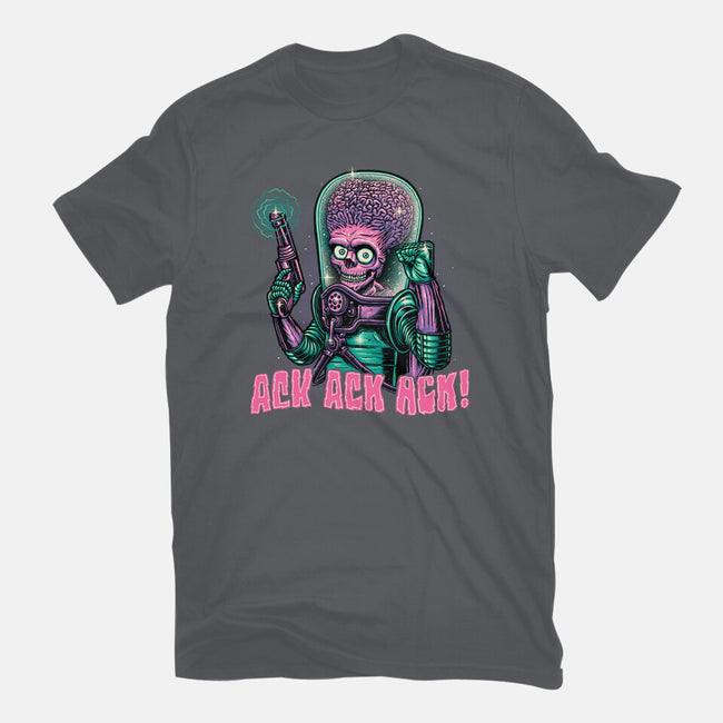 Greetings From Mars-womens basic tee-glitchygorilla