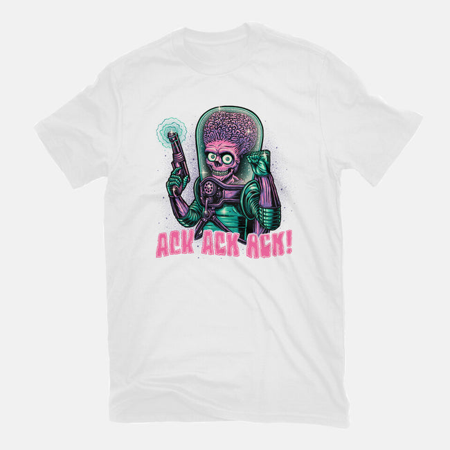 Greetings From Mars-womens basic tee-glitchygorilla