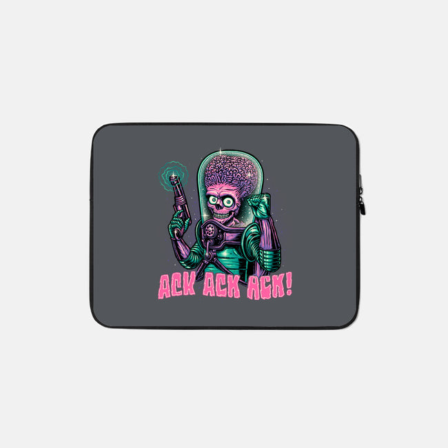 Greetings From Mars-none zippered laptop sleeve-glitchygorilla