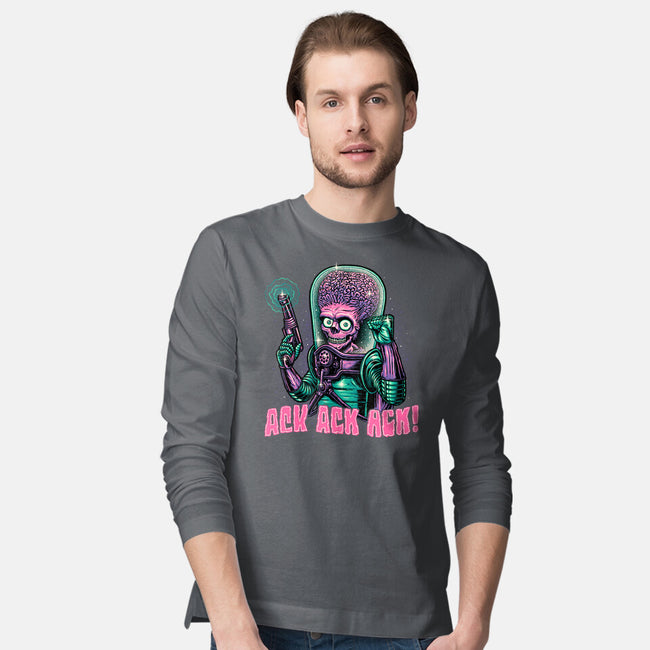 Greetings From Mars-mens long sleeved tee-glitchygorilla