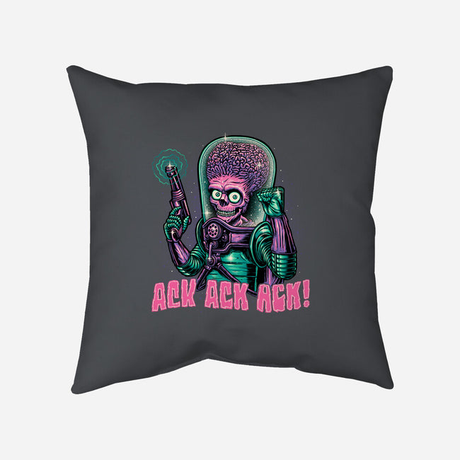 Greetings From Mars-none removable cover w insert throw pillow-glitchygorilla