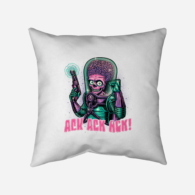 Greetings From Mars-none removable cover throw pillow-glitchygorilla
