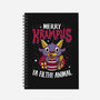 Merry Krampus Ya Filthy Animal-none dot grid notebook-Nemons