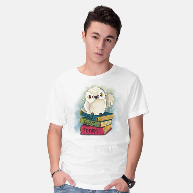 Magic Owl Books-mens basic tee-Vallina84