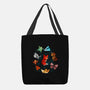 Origami Animals-none basic tote bag-Vallina84