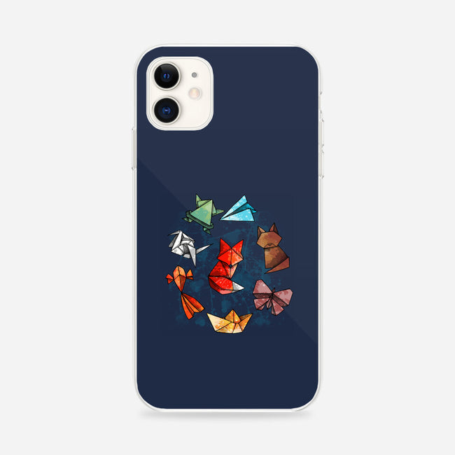 Origami Animals-iphone snap phone case-Vallina84