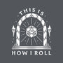 How I Roll-none removable cover w insert throw pillow-Alundrart