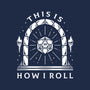 How I Roll-none polyester shower curtain-Alundrart