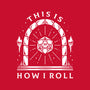 How I Roll-none removable cover throw pillow-Alundrart