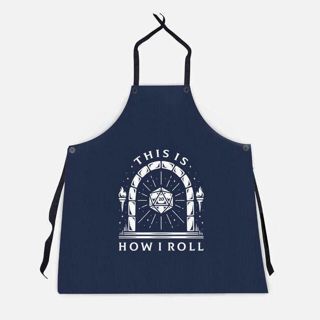 How I Roll-unisex kitchen apron-Alundrart