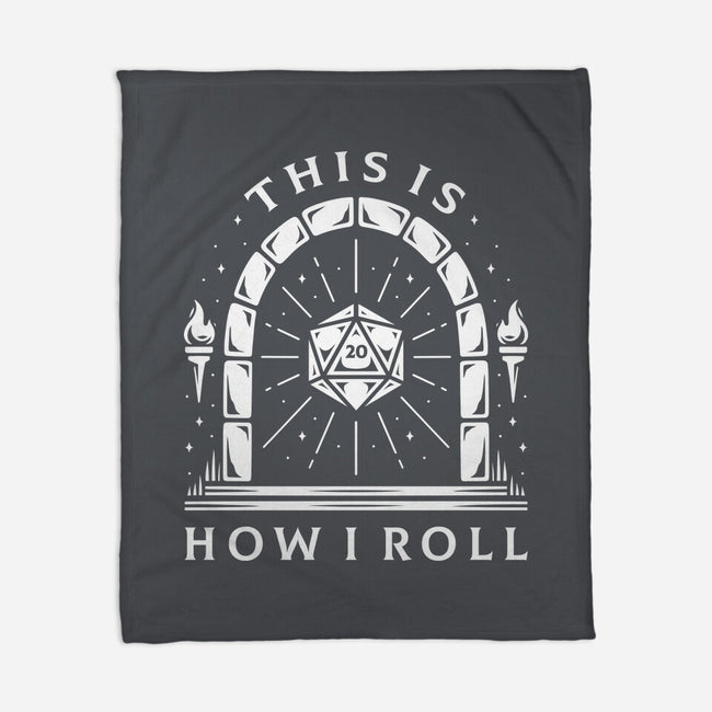 How I Roll-none fleece blanket-Alundrart