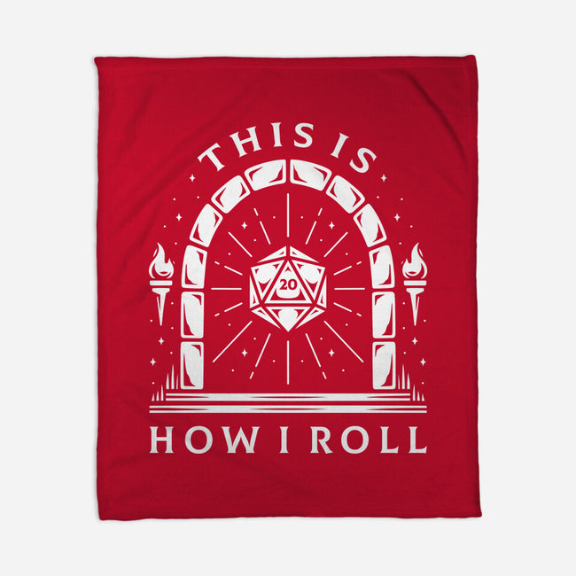 How I Roll-none fleece blanket-Alundrart