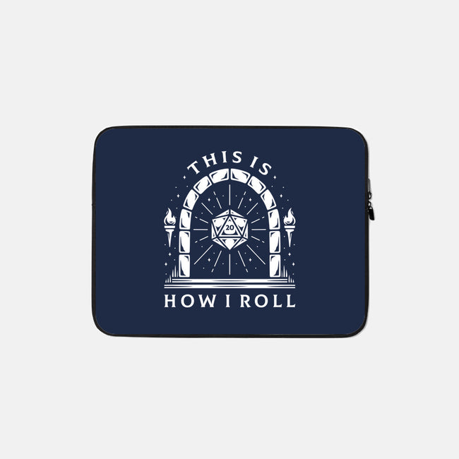 How I Roll-none zippered laptop sleeve-Alundrart
