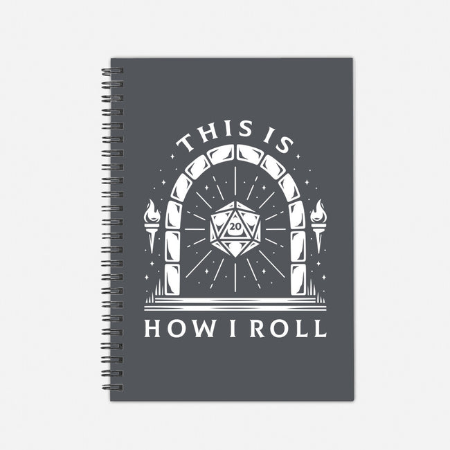 How I Roll-none dot grid notebook-Alundrart