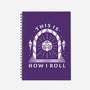 How I Roll-none dot grid notebook-Alundrart