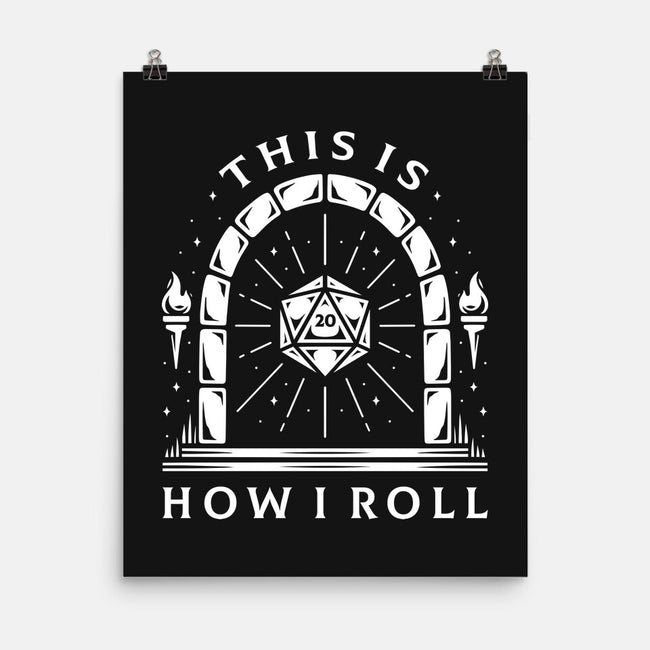 How I Roll-none matte poster-Alundrart