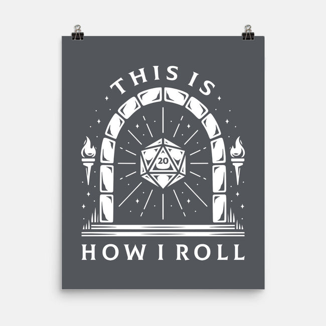 How I Roll-none matte poster-Alundrart