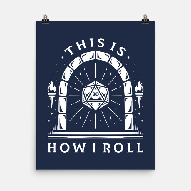 How I Roll-none matte poster-Alundrart