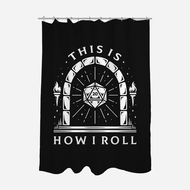 How I Roll-none polyester shower curtain-Alundrart