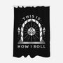 How I Roll-none polyester shower curtain-Alundrart