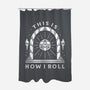 How I Roll-none polyester shower curtain-Alundrart