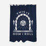 How I Roll-none polyester shower curtain-Alundrart