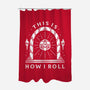 How I Roll-none polyester shower curtain-Alundrart