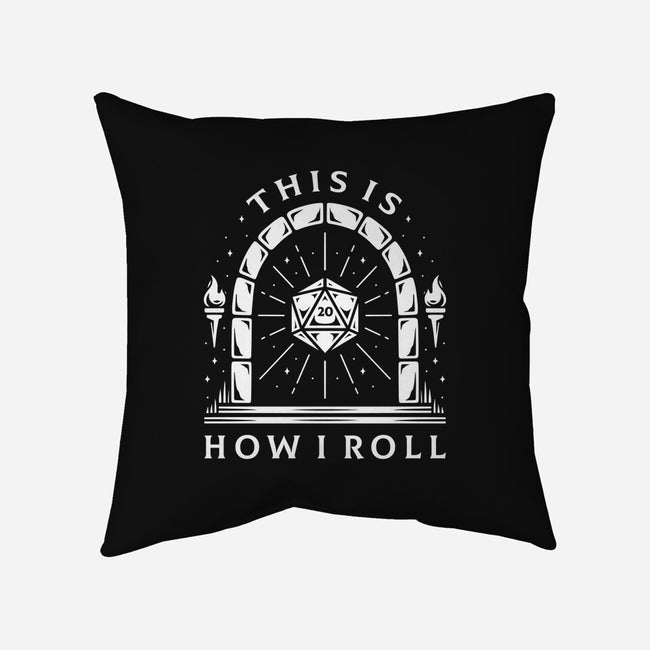 How I Roll-none removable cover w insert throw pillow-Alundrart