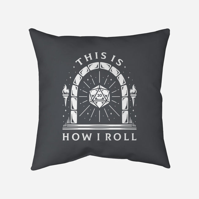 How I Roll-none removable cover w insert throw pillow-Alundrart