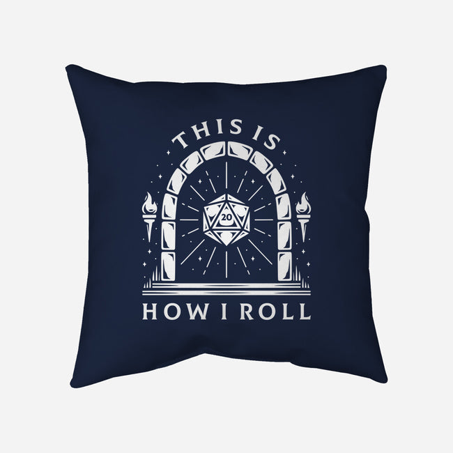 How I Roll-none removable cover w insert throw pillow-Alundrart