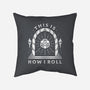 How I Roll-none removable cover throw pillow-Alundrart