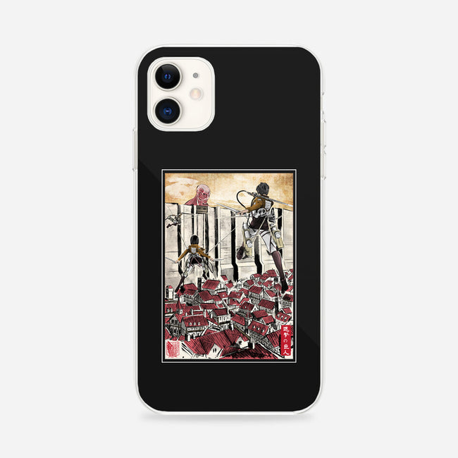 Defending The Wall-iphone snap phone case-DrMonekers