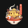 Robo Ramen-none removable cover w insert throw pillow-Alundrart